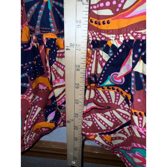 A.L.C. Carey Women's Dress Printed Puff Sleeve Mini V-Neck Fit Flare Size 0 NEW - Picture 9 of 13